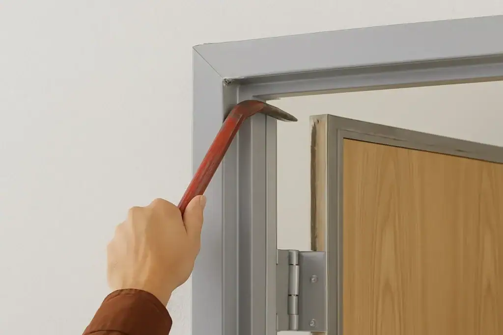 How To Remove Commercial Metal Door Frame