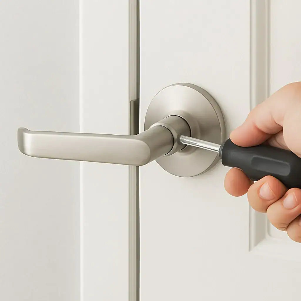 How to Tighten Commercial Door Handle