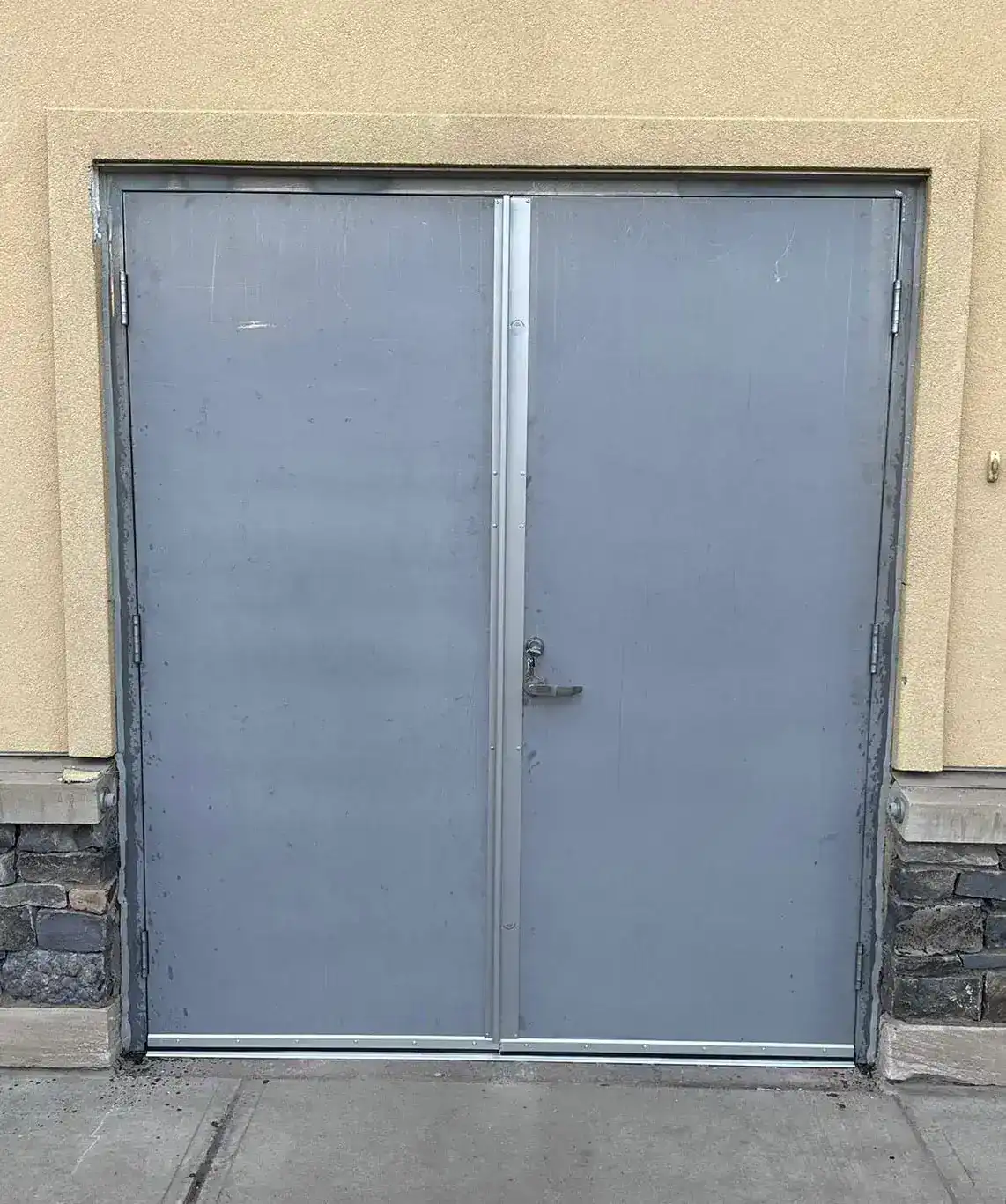 High-quality metal fire rated door installation services in Calgary
