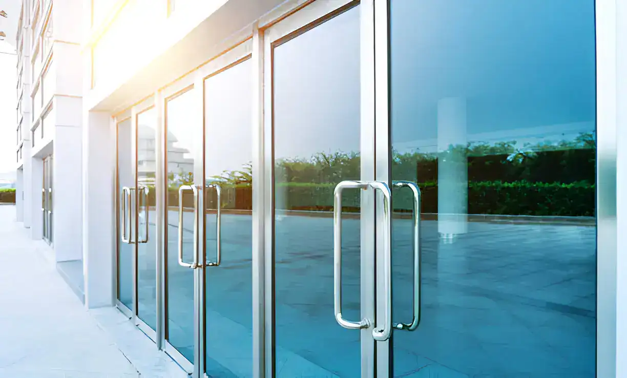 Skilled team performing professional Commercial Door Repair for businesses