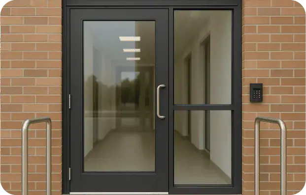 Aluminum Storefront Doors