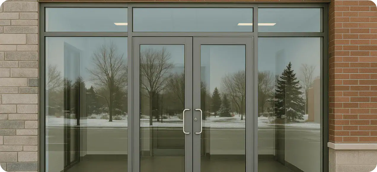 Aluminum Storefront Doors