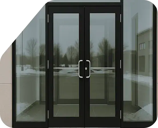 Aluminum Storefront Doors