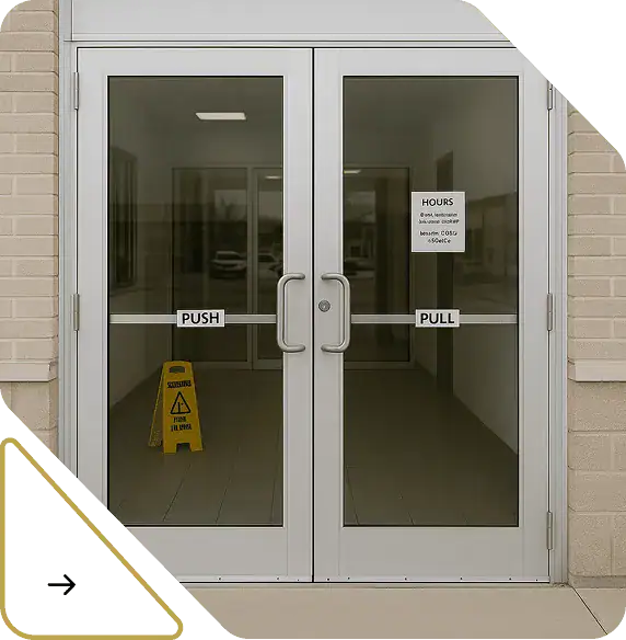 Aluminum Storefront Doors