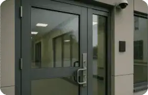 Aluminum Storefront Doors