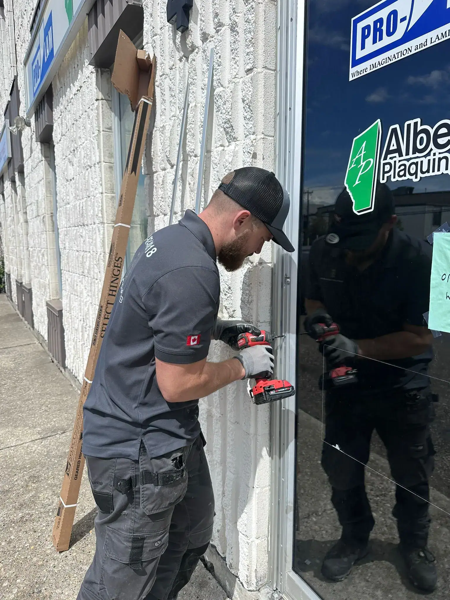 Technician at work Doorway Dynamics - Commercial Door Repairs